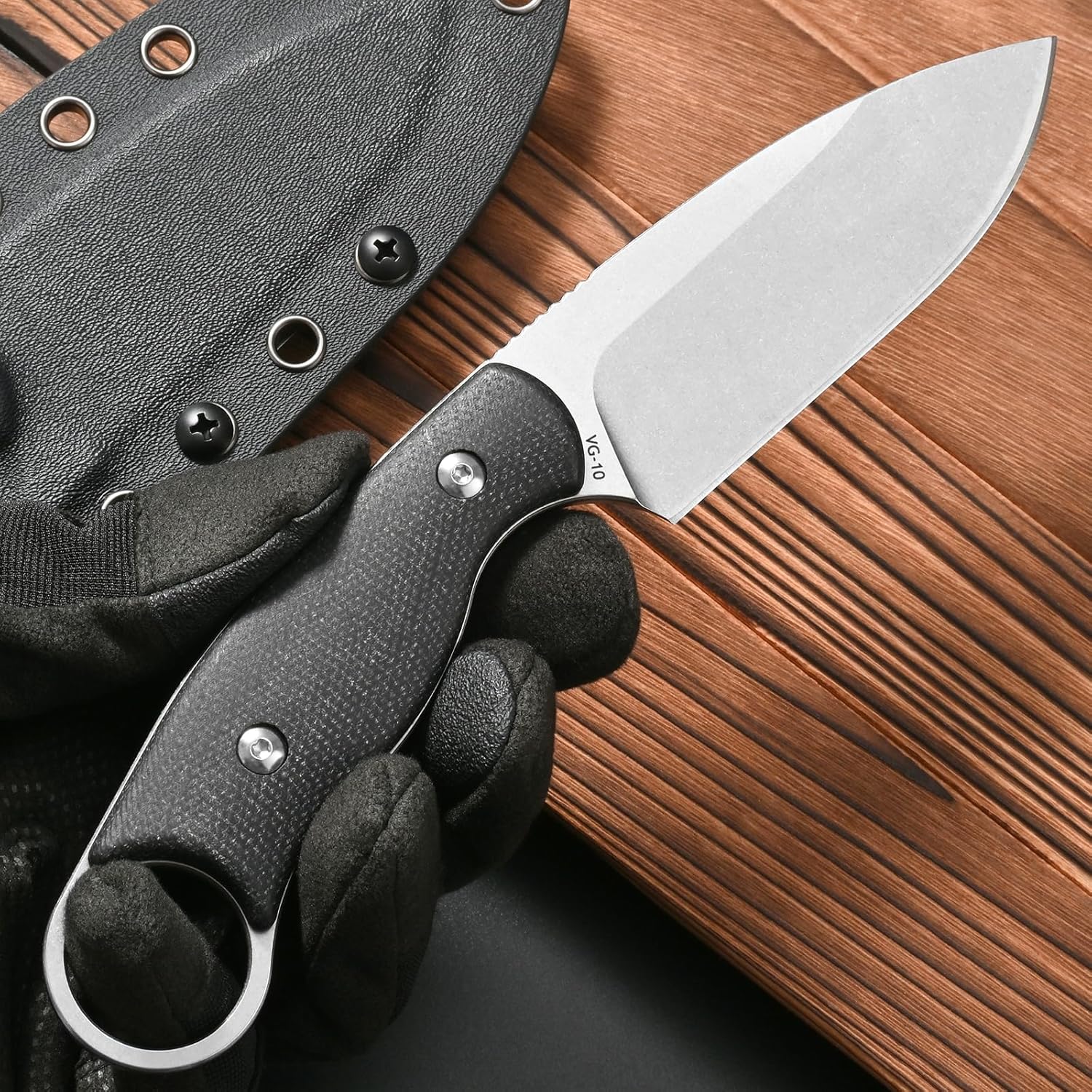 Bushcraft Knife Fixed - Couteau à lame fixe Eafengrow FF116