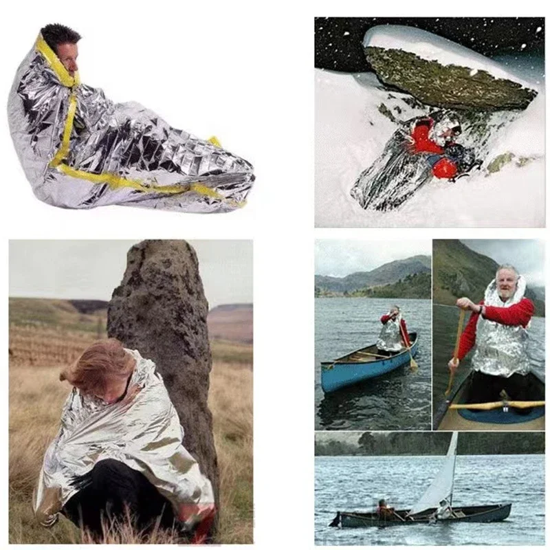 Survival Blanket Reflective - Couverture thermique de survie Myra 160*210cm,