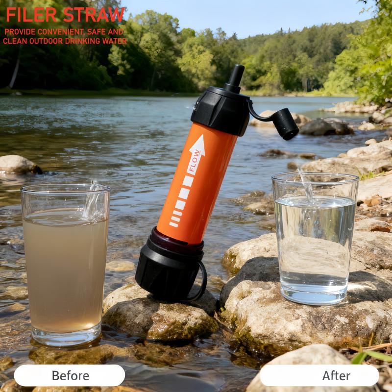 Water Purification Straw - Purificateur d'eau portable d'urgence pour la