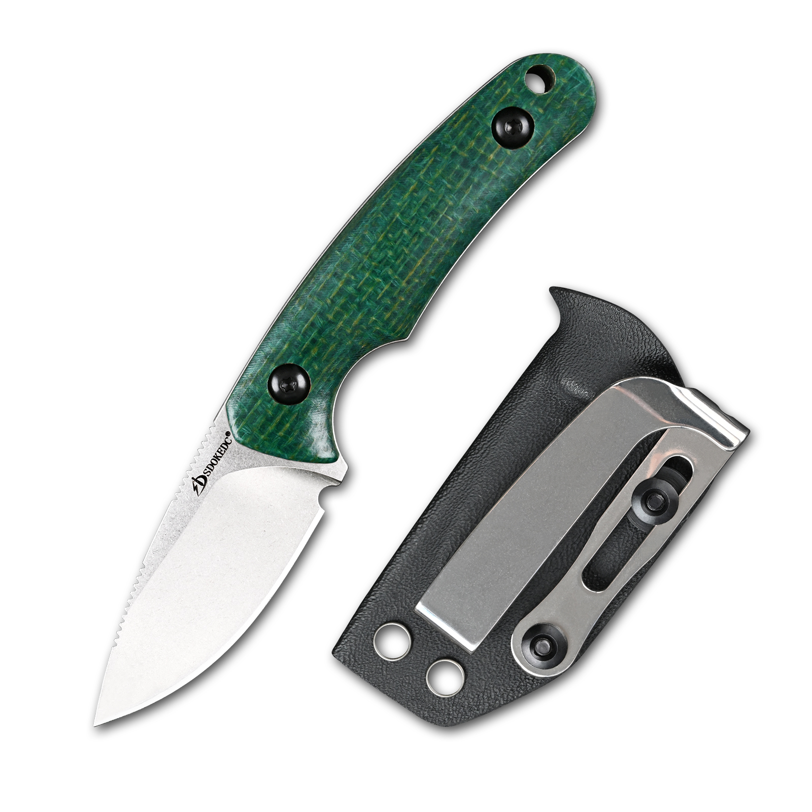 Bushcraft Knife Fixed - Couteau de coupe EDC en acier