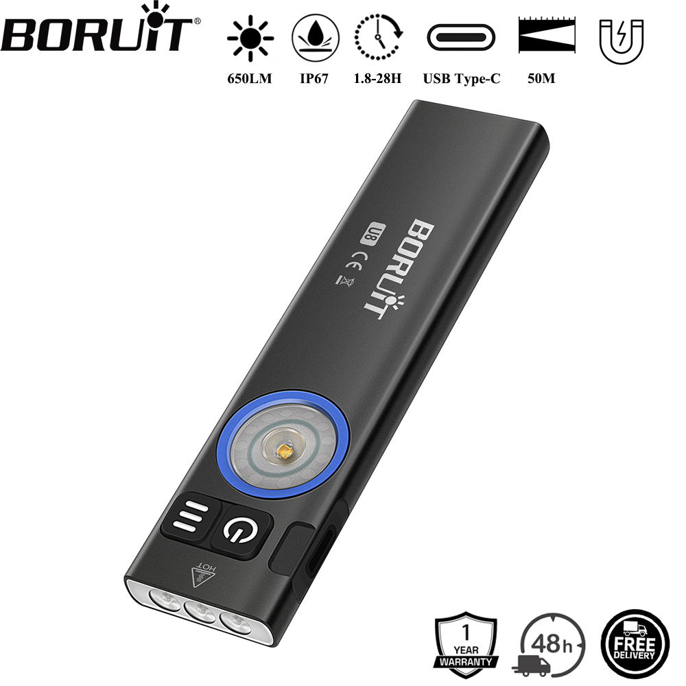 Fishing Kit Compact - BORUiT U8 650LM EDC lampe de