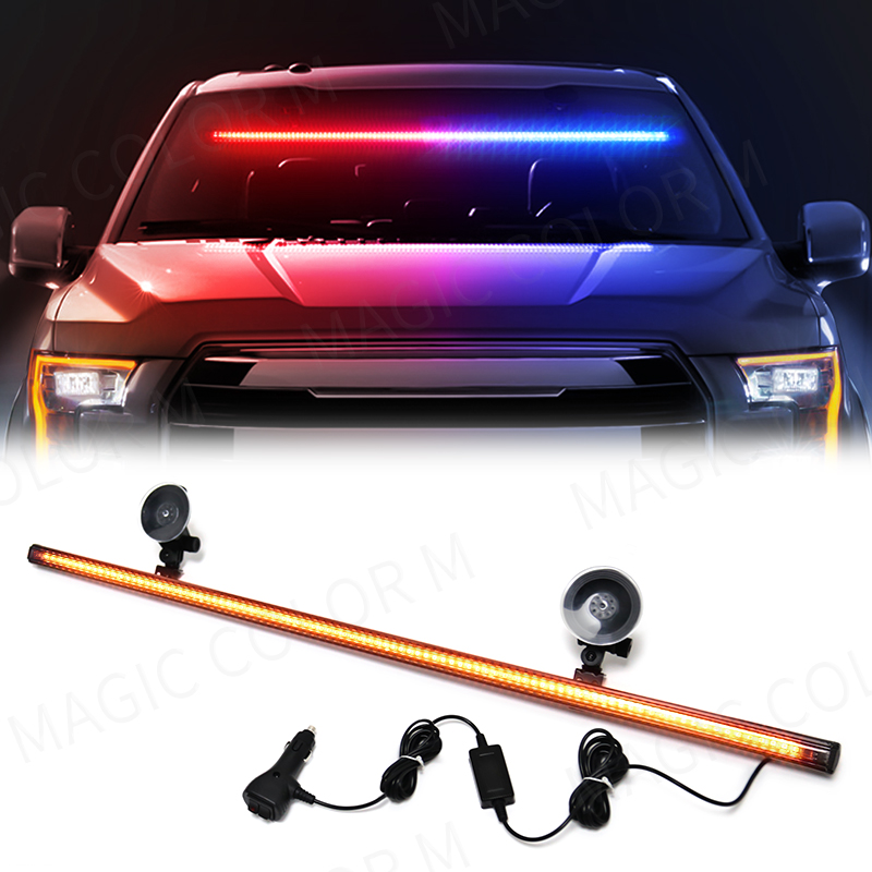 Sos Light Strobe - Barre de lampe stroboscopique pour pare-brise