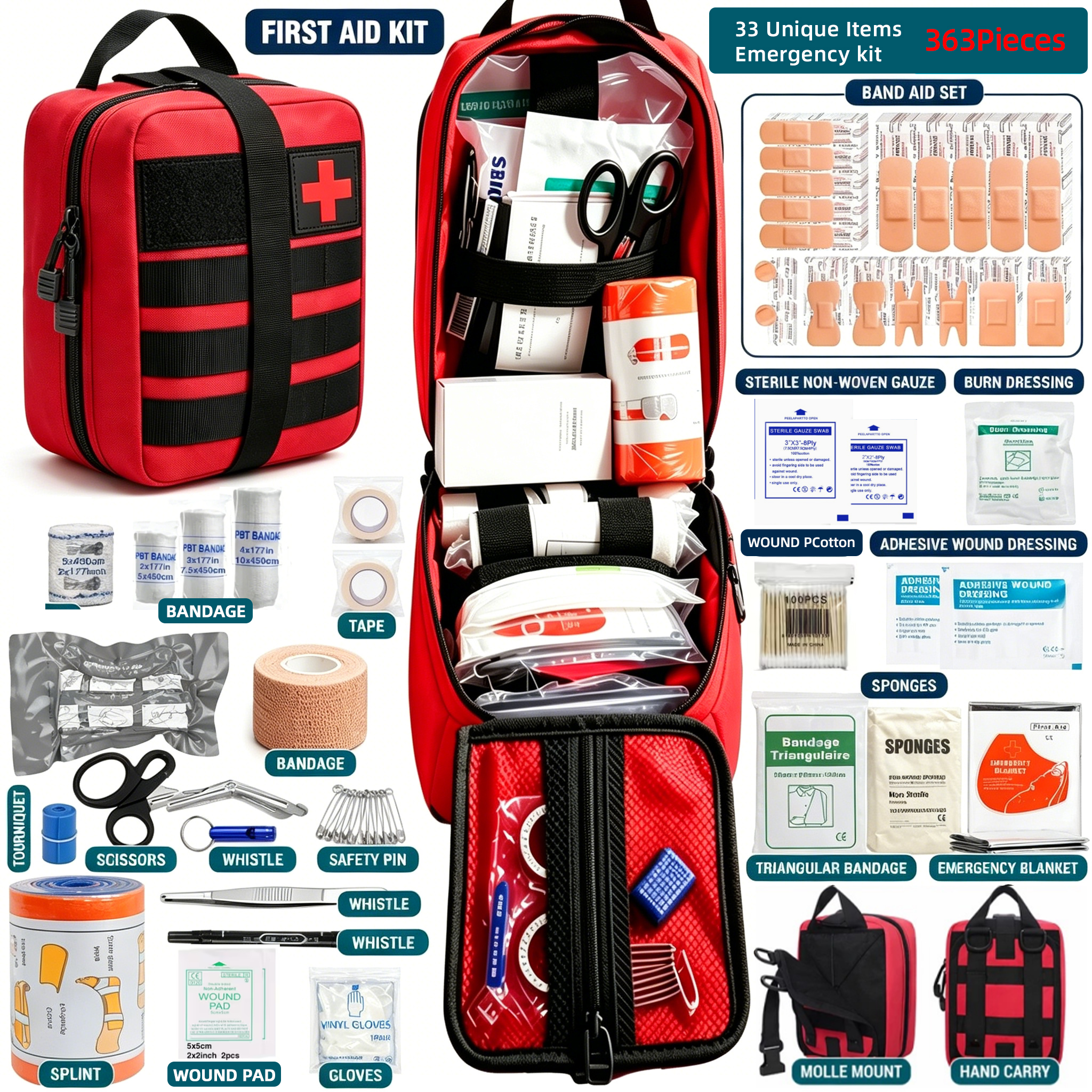 Bivy Bag Emergency - Trousse de premiers secours portable de