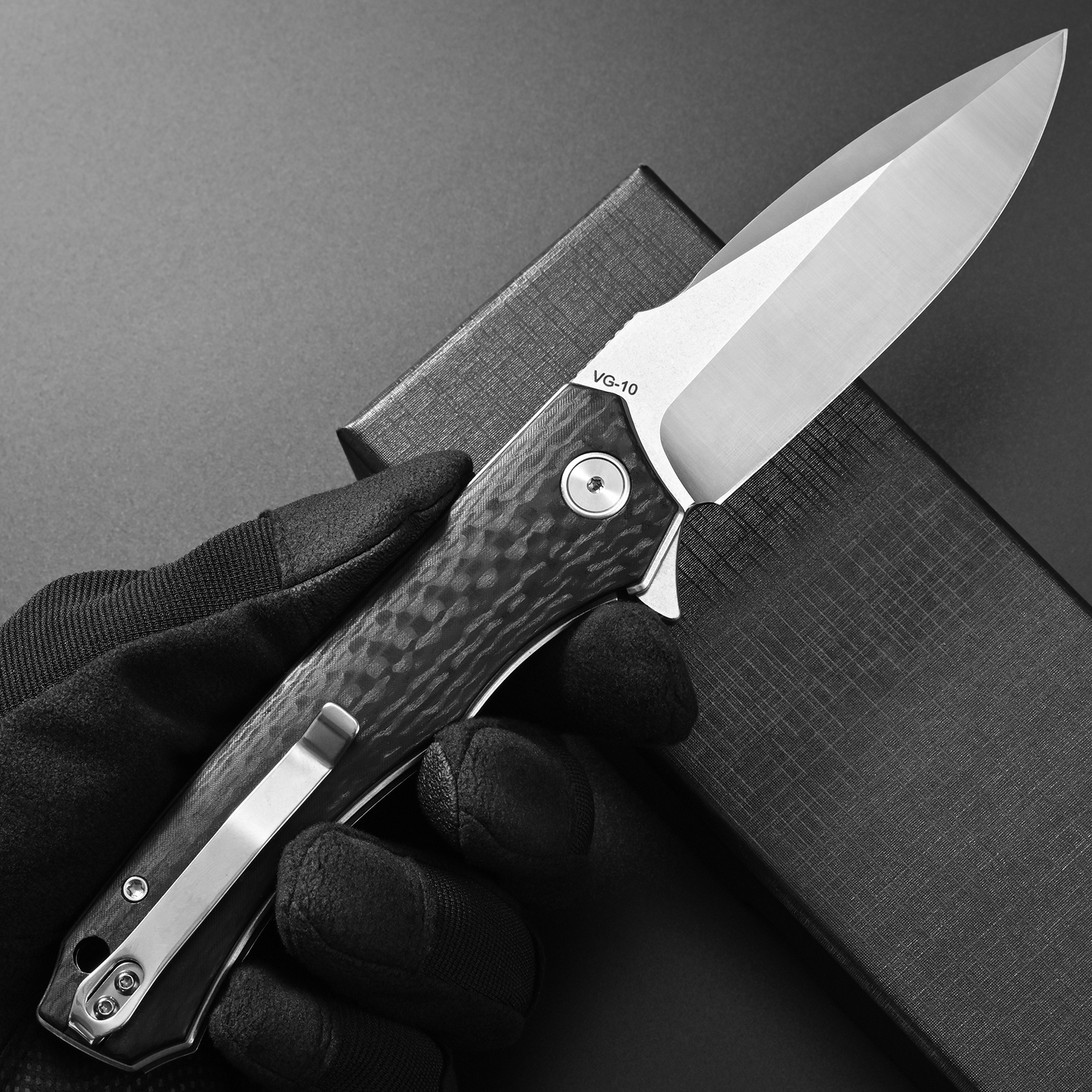 Bushcraft Knife Fixed - Couteau pliant Eafengrow EF976, lame en