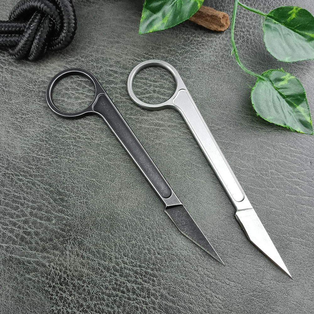 Bushcraft Knife Fixed - Couteau fixe portable et léger pour