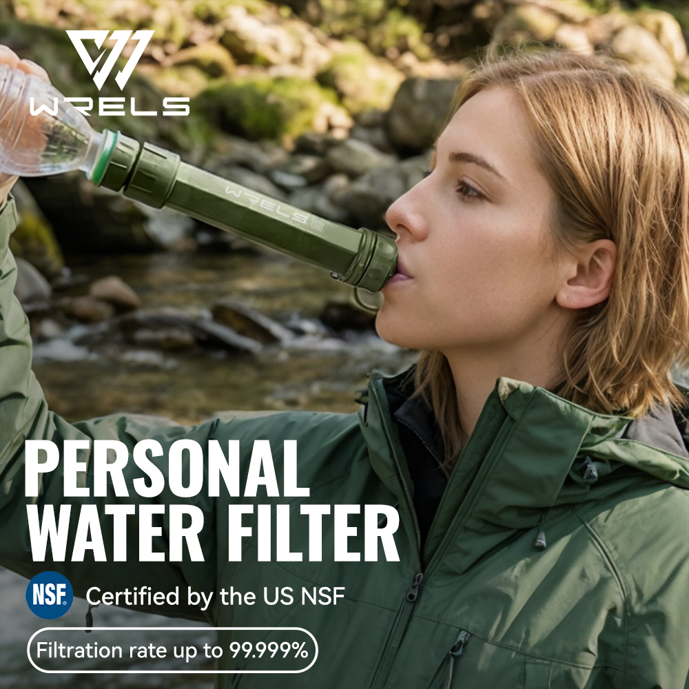 Water Purification Straw - Filtre de purification d'eau portable WRELS