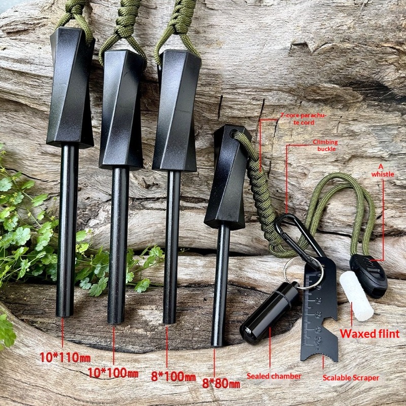 Magnesium Fire Starter - Allume-feu de survie Bear Grylls, tige