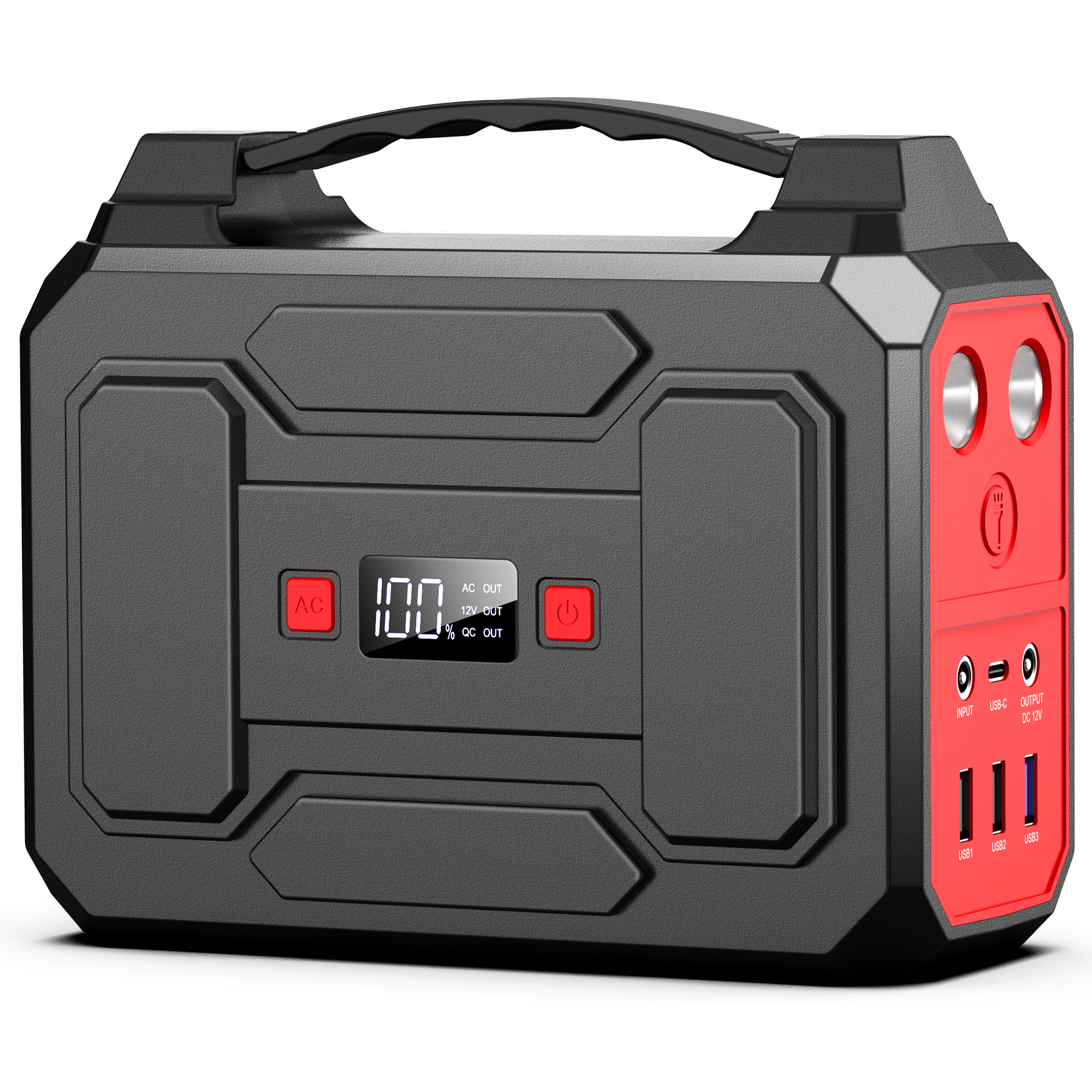 Solar Emergency Charger - Station d'alimentation portable 100W/146Wh, générateur solaire,