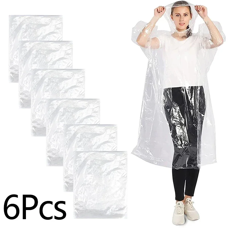 Emergency Poncho Rain - Imperméable jetable imperméable en plein air