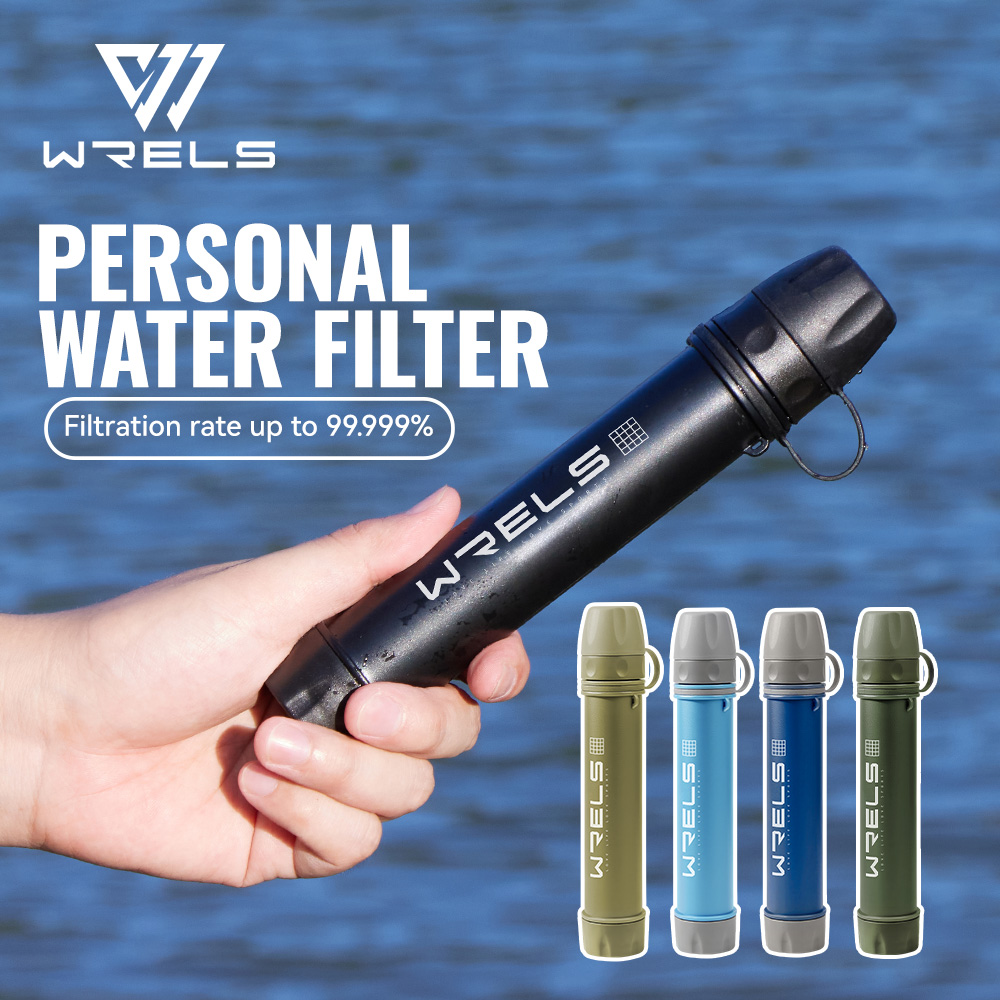 Water Purification Straw - Purificateur d'eau portable WRELS pour l'extérieur,