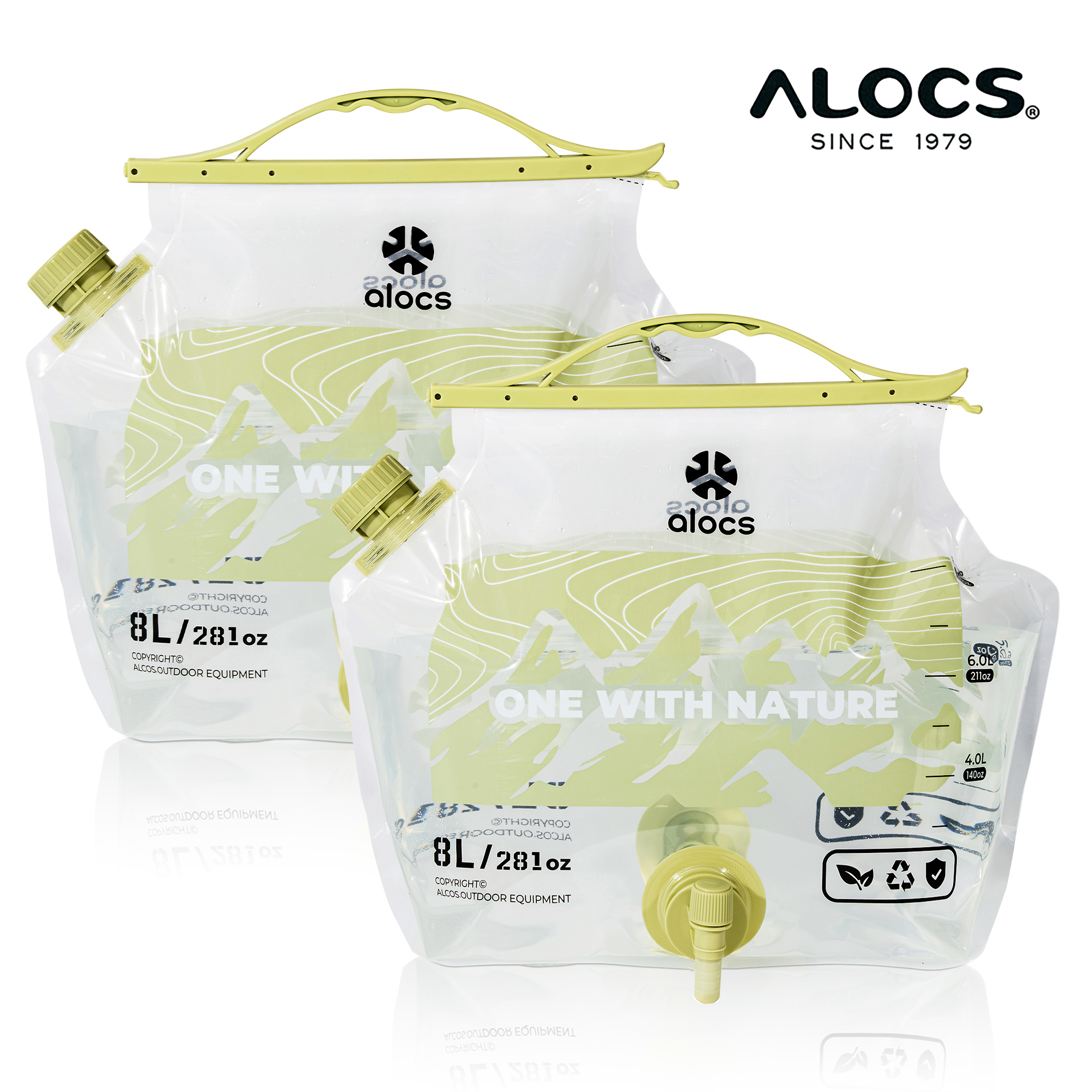 Water Bag Collapsible - ALOCS – sac d'hydratation pliable pour