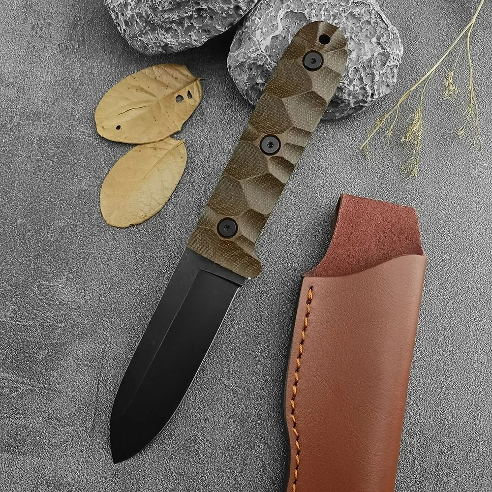 Bushcraft Knife Fixed - Couteau fixe multi-usage PR4 pour l'aventure