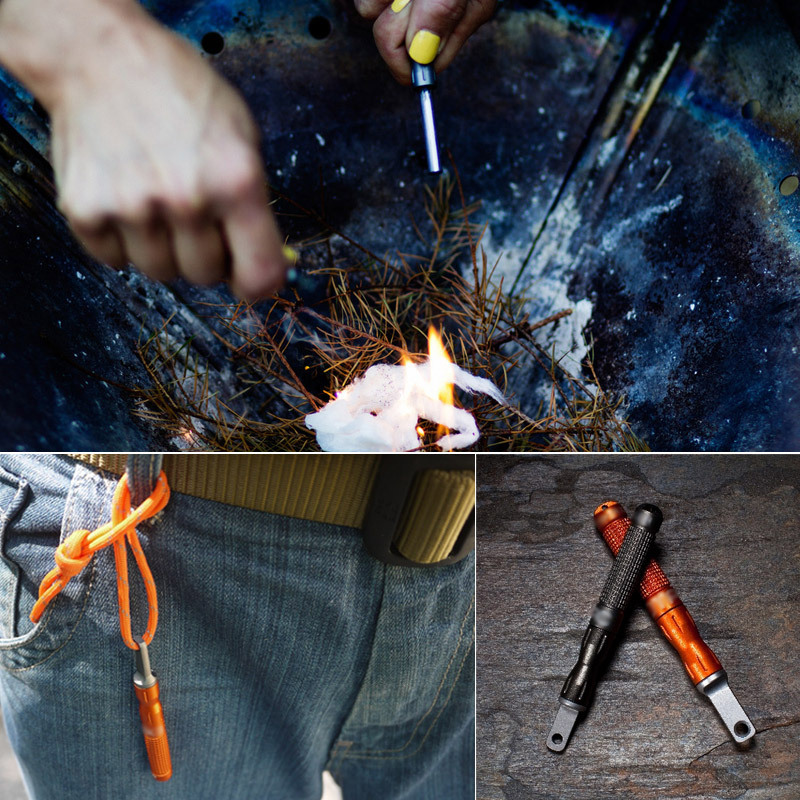 Magnesium Fire Starter - Démarreur d'urgence étanche en silex et