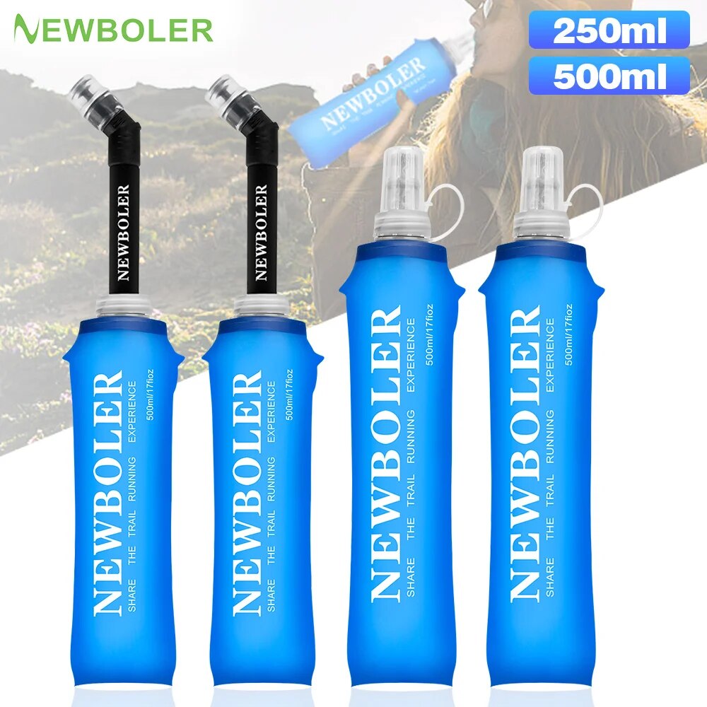 Water Bag Collapsible - NEWBOLER 250 ml 500 ml bouteille