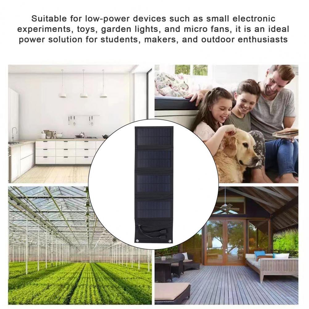 Solar Emergency Charger - Panneau solaire léger pliable, chargeur solaire