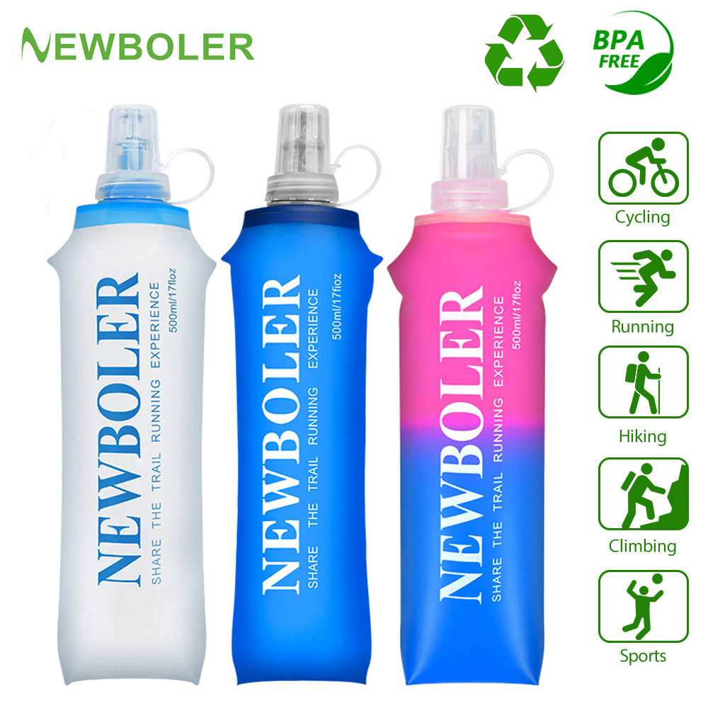 Water Bag Collapsible - NEWBOLER bouteille d'eau pliante flacon souple