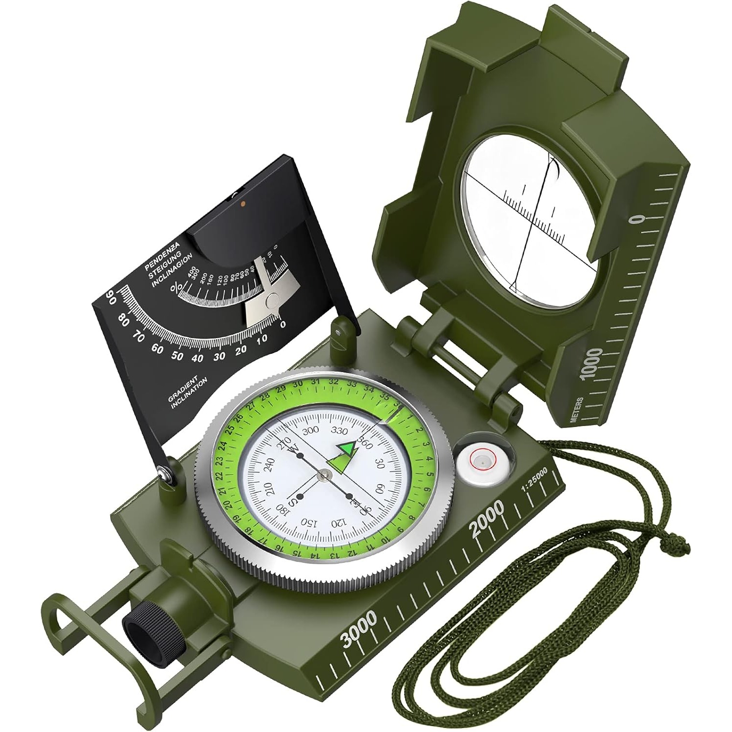 Compass Lensatic - Boussole Proster IP65 - Visée optique,