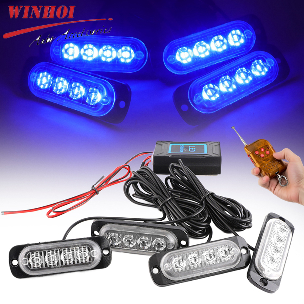 Sos Light Strobe - Feux d'avertissement LED sans fil pour