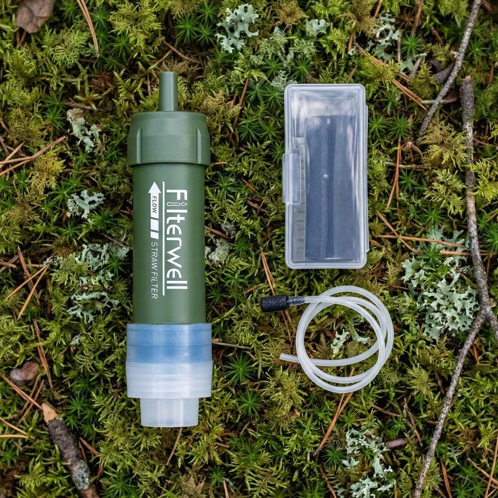 Water Purification Straw - Mini Paille Filtrante Purificatrice d'Eau pour