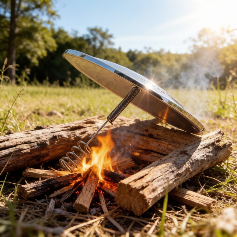 Fire Starting Kit - Allumeur solaire d'extérieur, étanche, résistant au