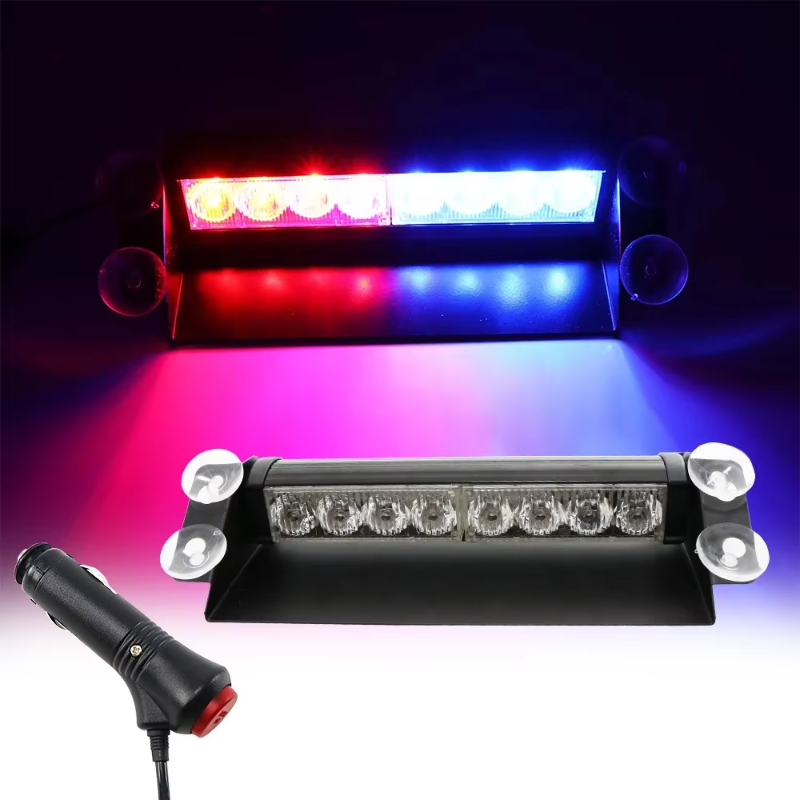 Sos Light Strobe - 8 LED Feux stroboscopiques universels pour