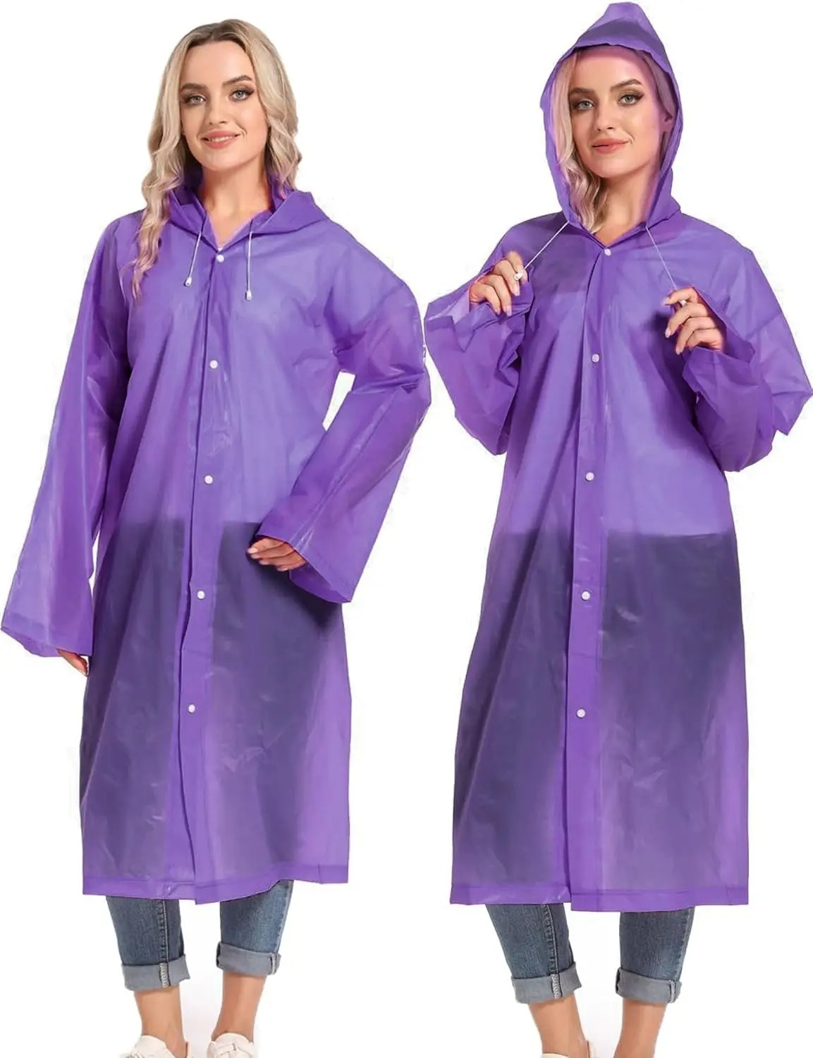 Emergency Poncho Rain - Poncho imperméable portable pour adulte, idéal
