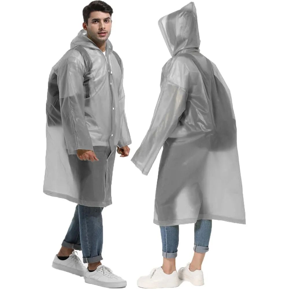 Emergency Poncho Rain - ﻿ Poncho de pluie compact réutilisable,
