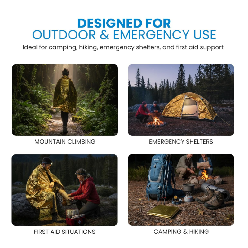 Lot de 10 couvertures thermiqu - Survival Blanket Reflective avis et prix