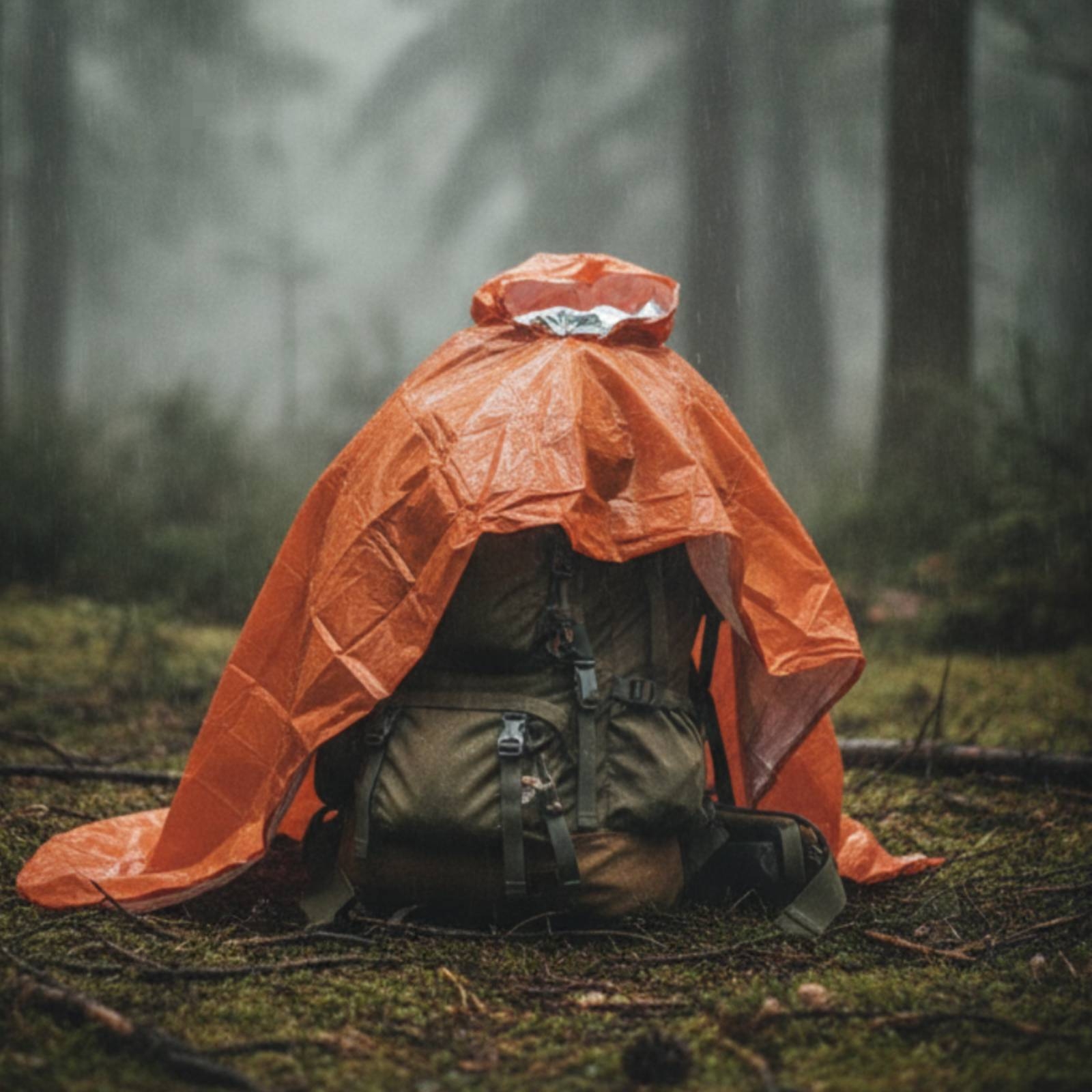 Poncho de pluie à capuche coup - Emergency Poncho Rain avis et prix
