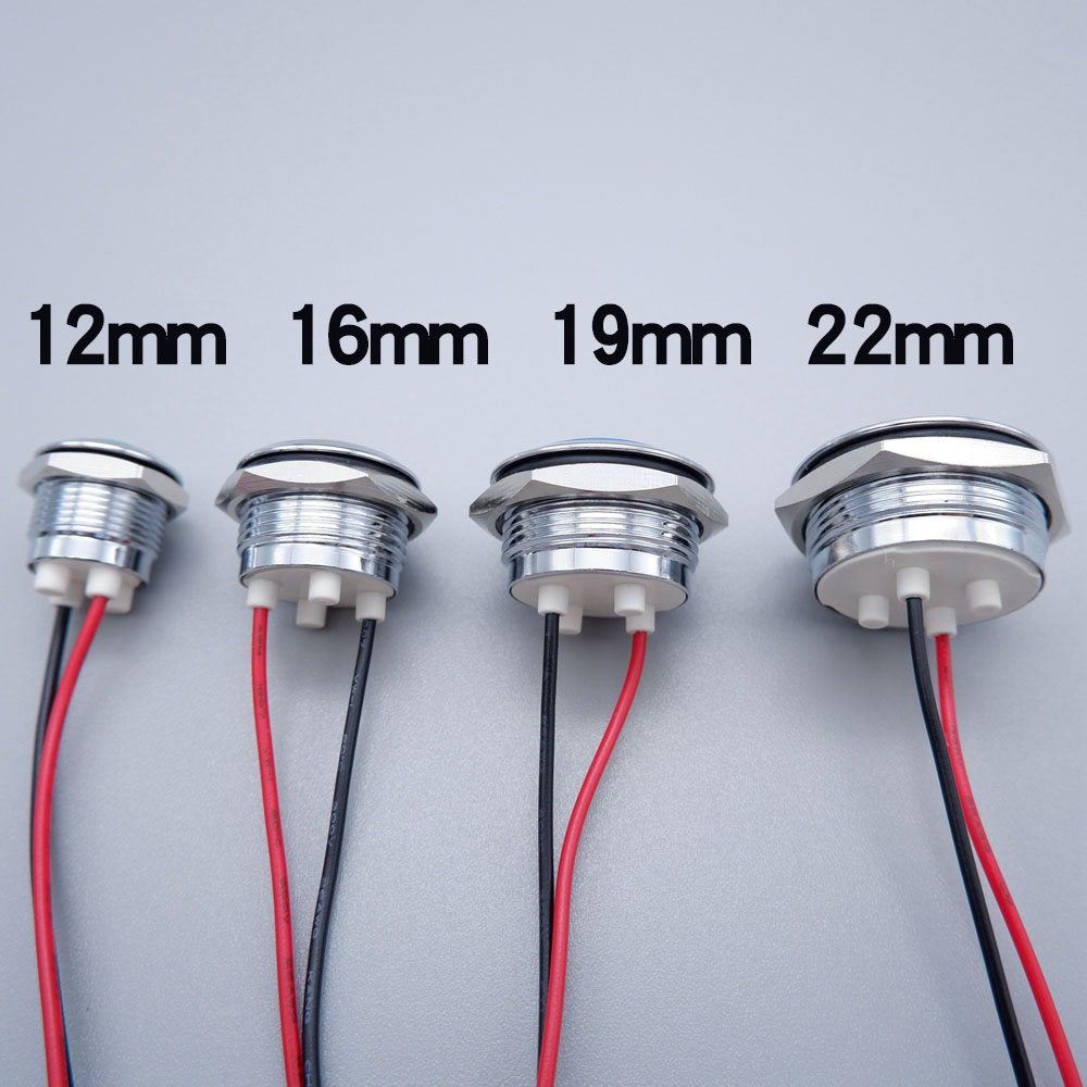 Indicateur LED en métal 12mm 1 - Signal Panel Orange avis et prix