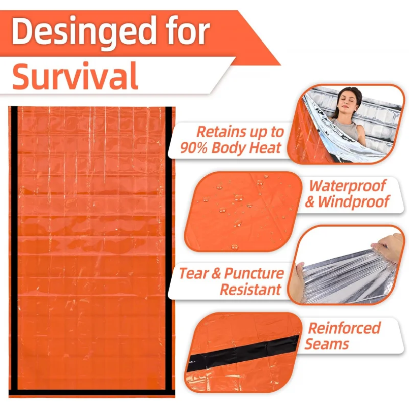Sac de couchage d'urgence, cou - Bivy Bag Emergency avis et prix
