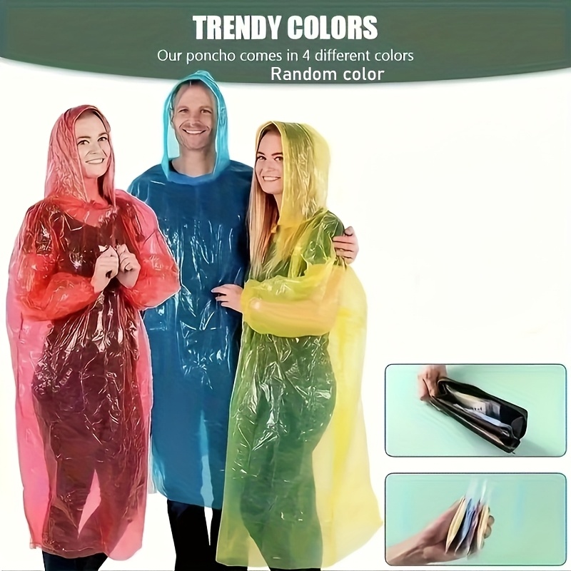 Poncho imperméable jetable, 5/ - Emergency Poncho Rain avis et prix