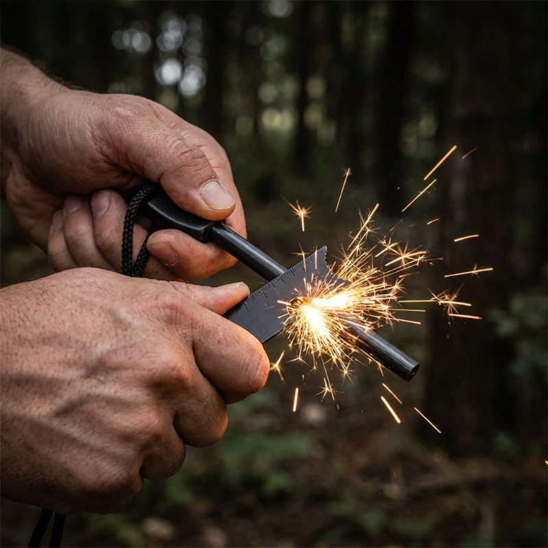 Allume-feu en magnésium multif - Magnesium Fire Starter avis et prix