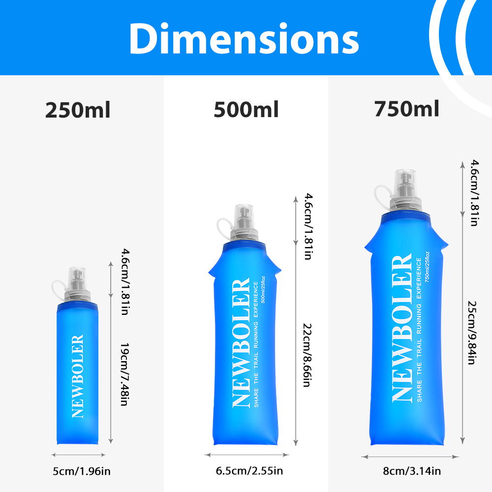 750ML bouteille d'eau TPU plia - Water Bag Collapsible avis et prix