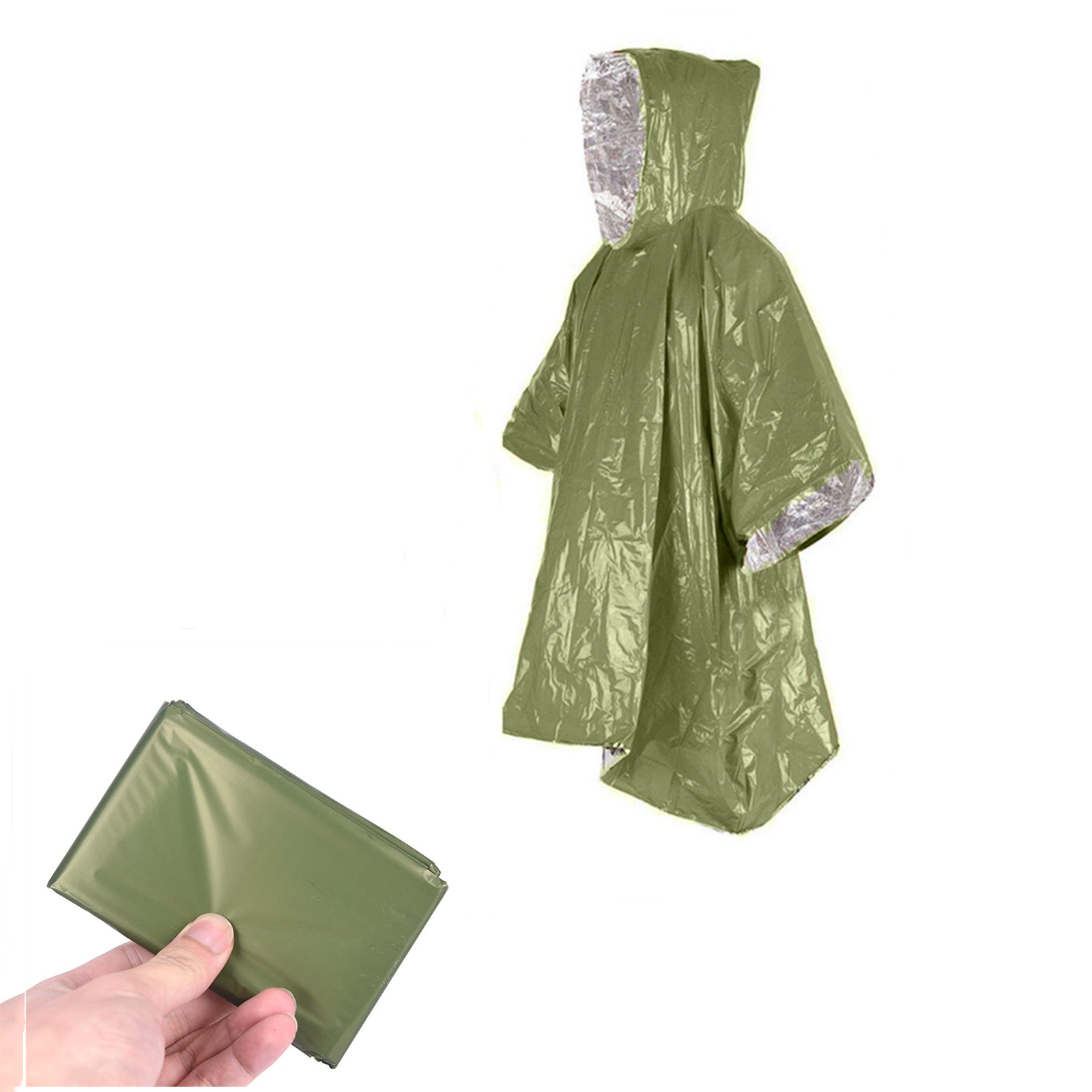 Poncho de pluie thermique de s - Survival Blanket Reflective avis et prix