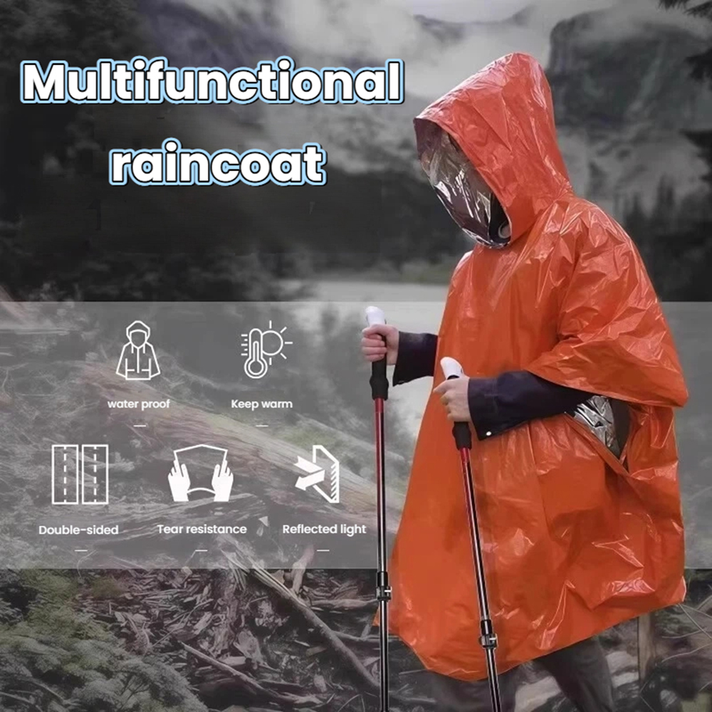 Poncho de pluie d'urgence exté - Emergency Poncho Rain avis et prix