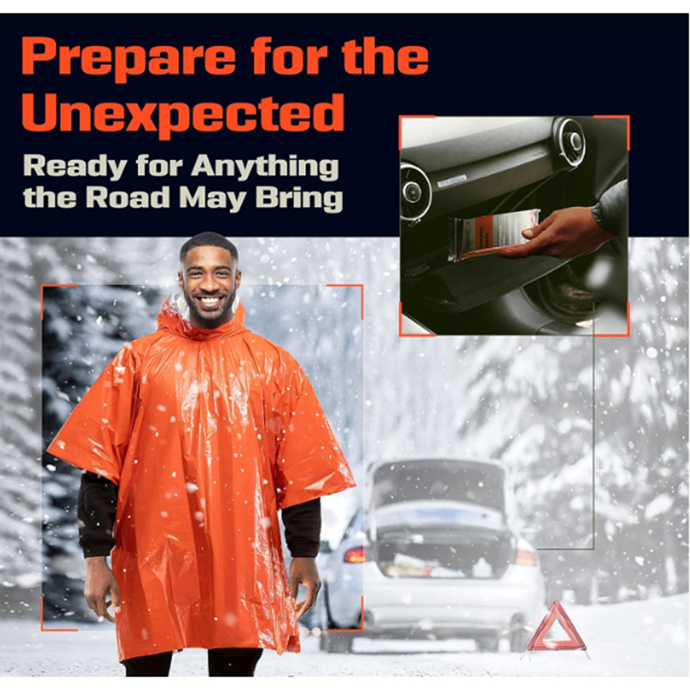Poncho de pluie d'urgence exté - Emergency Poncho Rain avis et prix