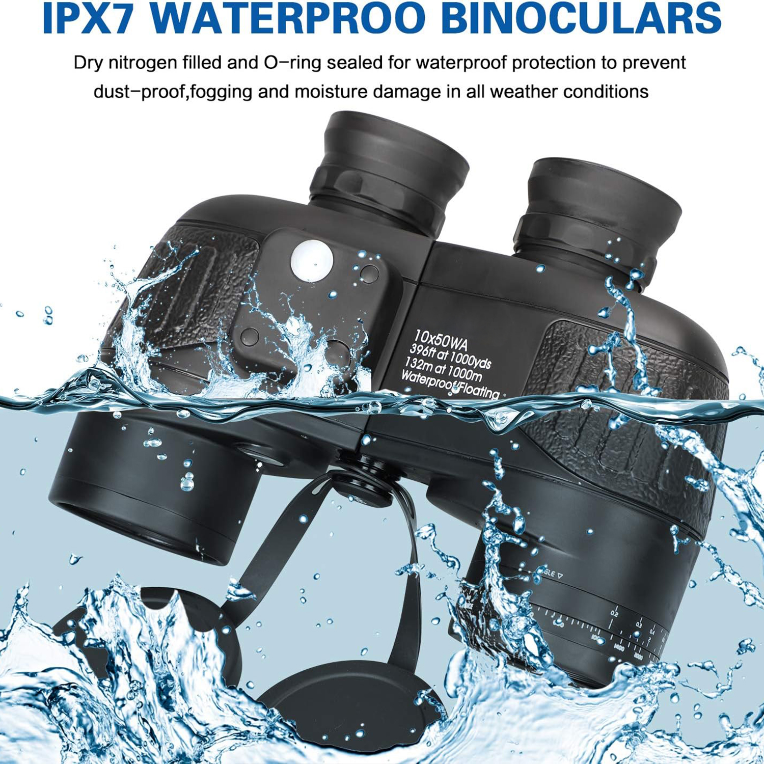 Jumelles marines 10x50 avec bo - Compass Lensatic avis et prix