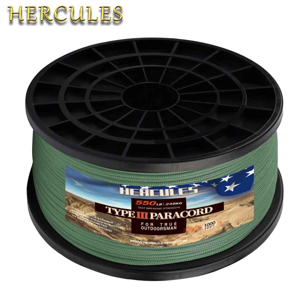 550 Paracorde corde Parachute  - Para Cord 1000Ft avis et prix