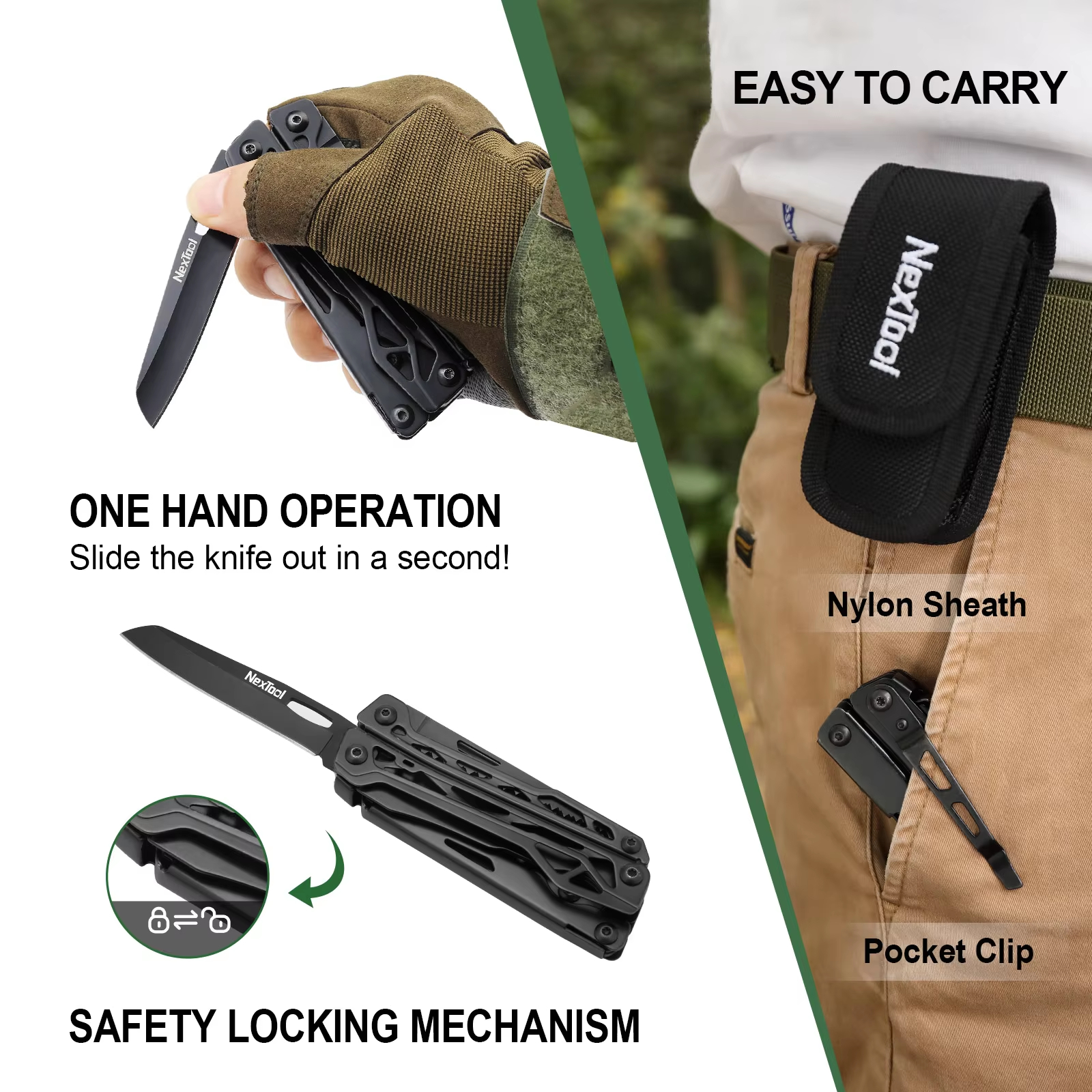 Nextool Black Knight 11 en 1,  - Multi Tool Plier avis et prix