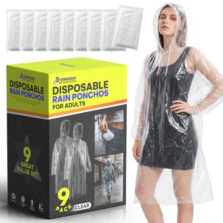Ponchos de pluie jetables, pac - Emergency Poncho Rain avis et prix