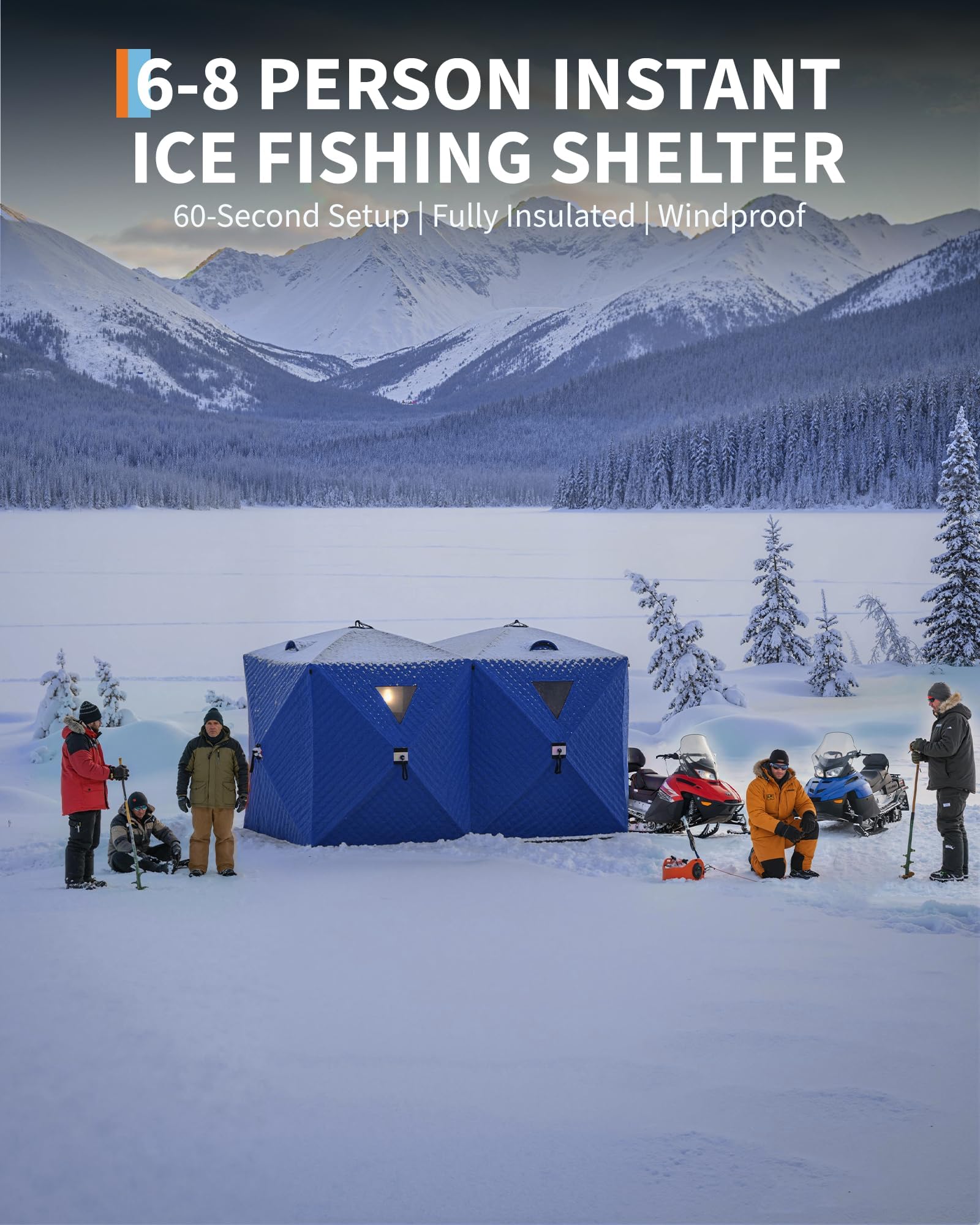 Tente de pêche sur glace pop-u - Emergency Mylar Tent avis et prix