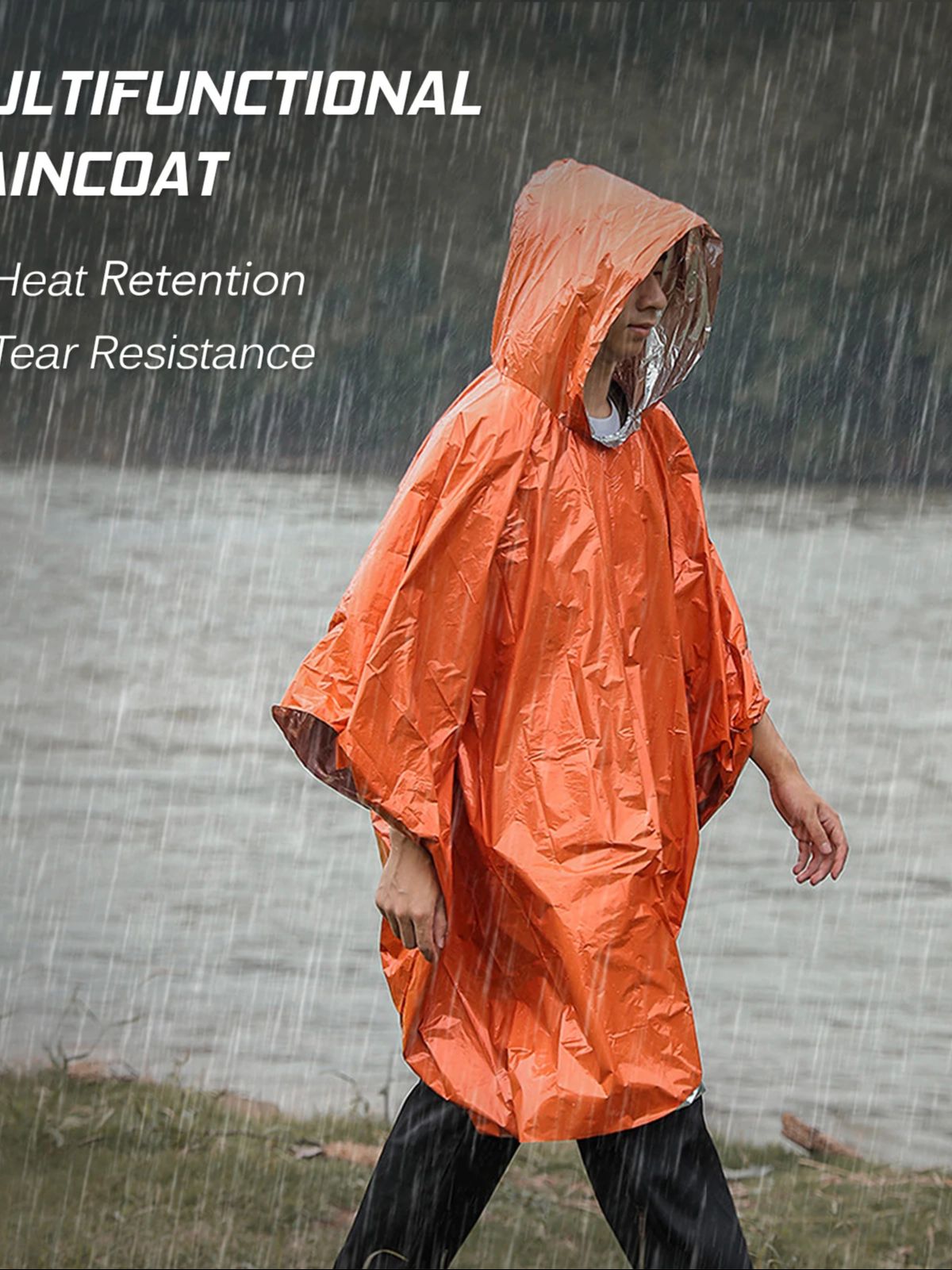 Poncho de pluie thermique d'ur - Emergency Poncho Rain avis et prix