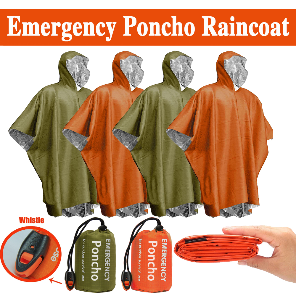 Poncho de pluie d'urgence, cou - Emergency Poncho Rain avis et prix