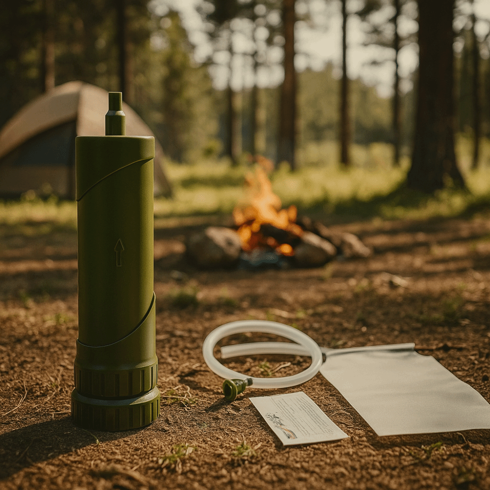 Paille filtrante à eau ABS pou - Water Purification Straw avis et prix