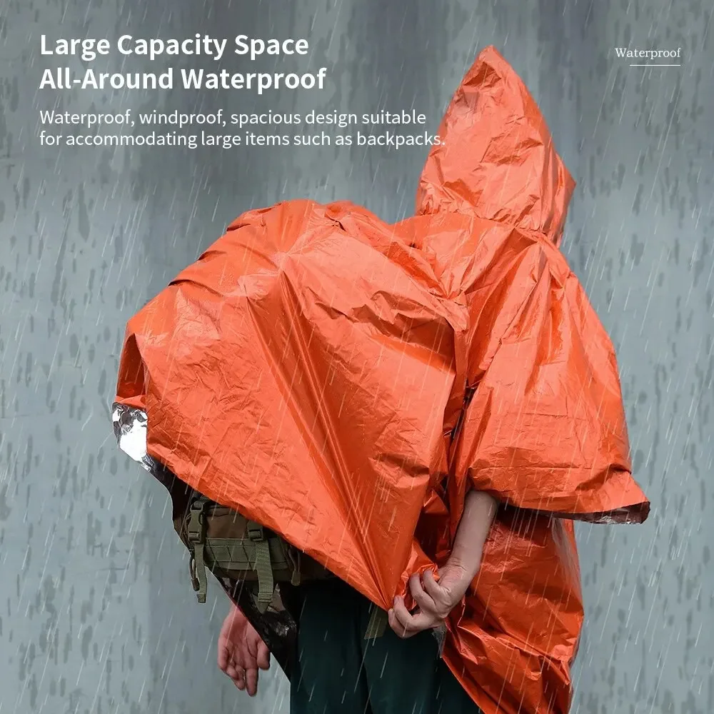 Poncho imperméable d'urgence,  - Emergency Poncho Rain avis et prix