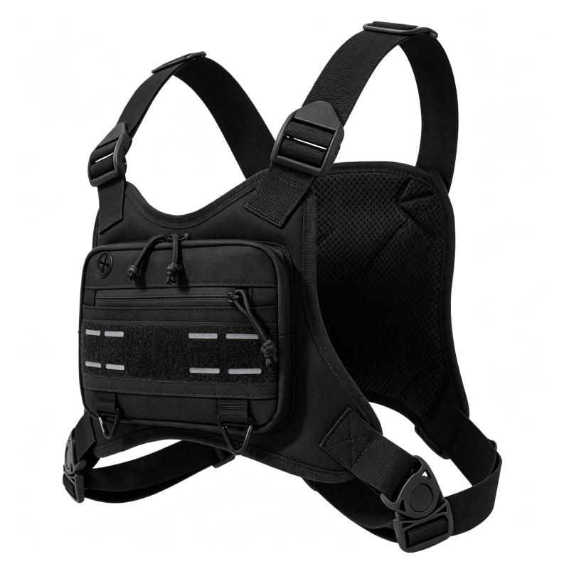 Sac de poitrine tactique, gile - Fishing Kit Compact avis et prix