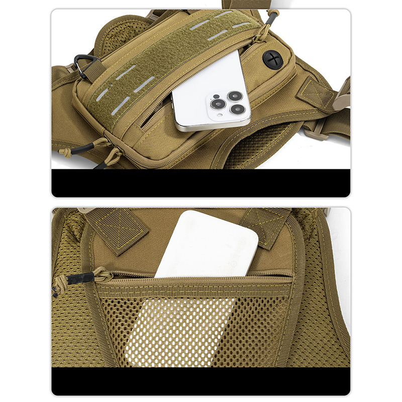 Sac de poitrine tactique, gile - Fishing Kit Compact avis et prix