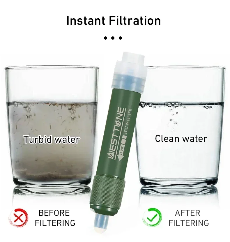 Westtune – Mini filtre à eau d - Water Purification Straw avis et prix