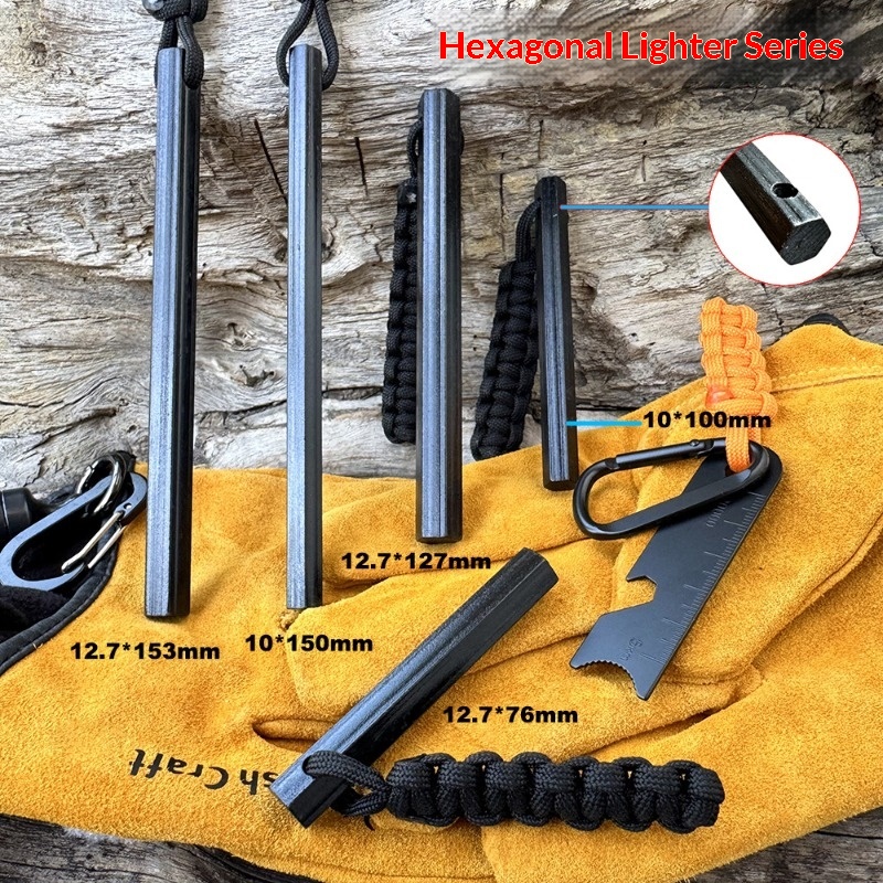 Bâton de magnésium hexagonal t - Fire Starting Kit avis et prix